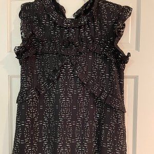 Zara Black and Silver Mini Dress